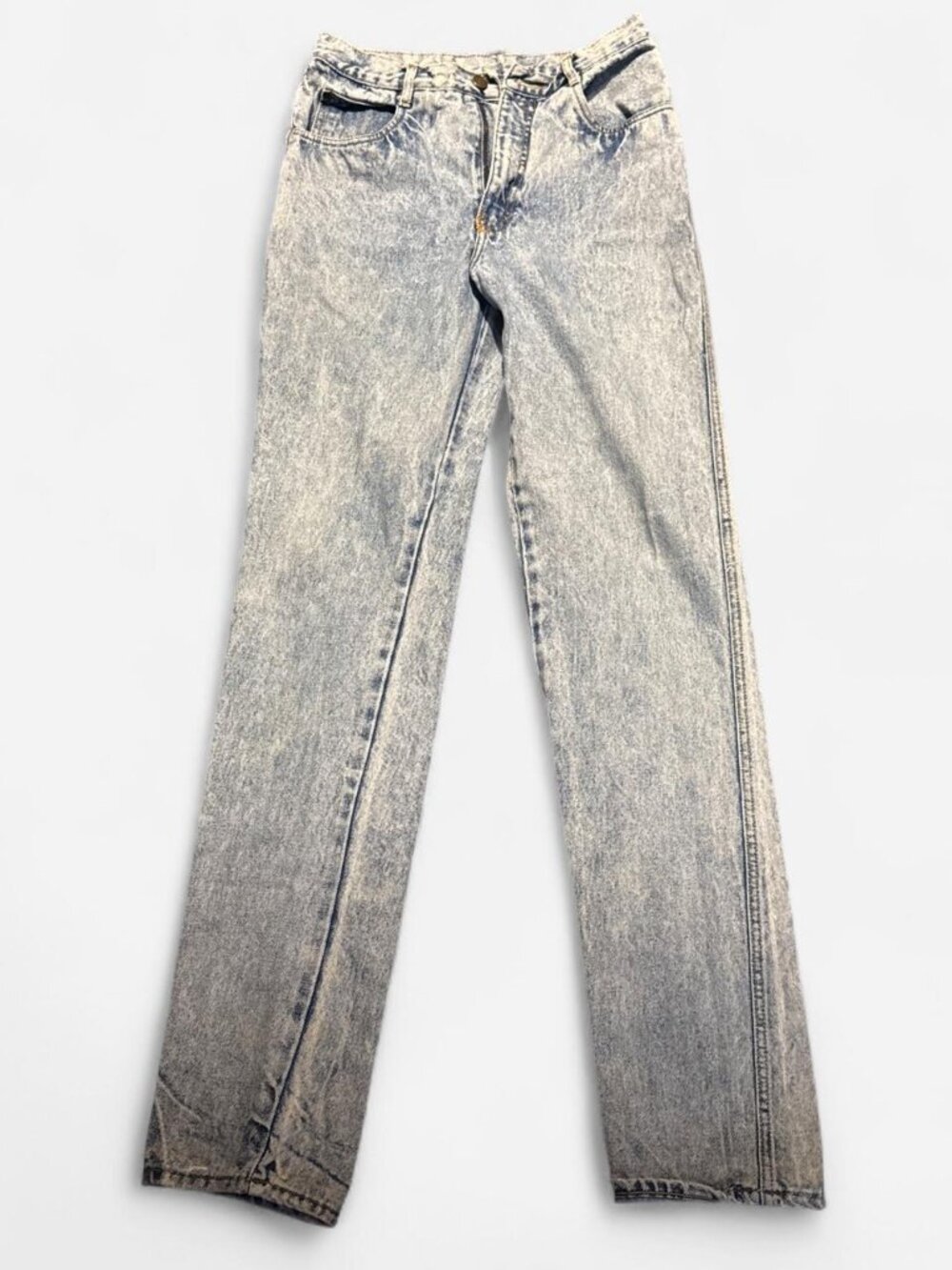 Vintage 80's Acid Washed Straight Leg Jeans